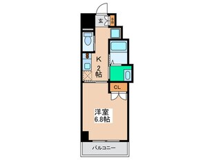 ファインブルーム靭公園の物件間取画像